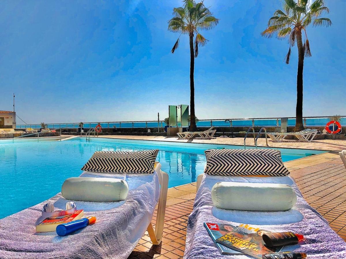 Atlantic Ocean & Beach Views - Playa Del Cura Las Palmas de Gran Canaria Bagian luar foto